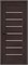 Межкомнатная дверь 200*60, Браво-22, Wenge Melinga / Magic Fog , Эко Шпон sp2510BR_153-1116