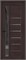 Межкомнатная дверь 200*80, Браво-27, Wenge Melinga / Mirox Grey , Эко Шпон sp2510BR_153-1298