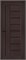 Межкомнатная дверь 200*60, Браво-29, Wenge Melinga / Black Shine , Эко Шпон sp2510BR_153-4359