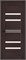 Межкомнатная дверь 200*60, Браво-30, Wenge Melinga / Magic Fog , Эко Шпон sp2510BR_153-1312