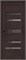 Межкомнатная дверь 200*60, Браво-30, Wenge Melinga / Mirox Grey , Эко Шпон sp2510BR_153-1308