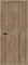 Межкомнатная дверь 190*55, Браво-0, Original Oak , Эко Шпон sp2510BR_153-7496