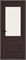 Межкомнатная дверь 200*70, Прима-3, Wenge Melinga / White Сrystal , Эко Шпон sp2510BR_153-1177