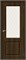 Межкомнатная дверь 200*90, Скинни-13, Dark Barnwood / White Сrystal , Винил sp2510BR_146-0214