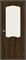 Межкомнатная дверь 200*90, Альфа-2, Dark Barnwood / White Сrystal , Винил sp2510BR_146-0230