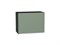 Шкаф верхний горизонтальный Фьюжн Graphite, Silky Mint, 460, 600 В*Ш*Г 458*600*318, фасад МДФ  Silky Mint, корпус  Graphite ms2510VVT_57218