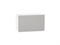 Шкаф верхний горизонтальный Фьюжн Белый, Silky Light Grey, 360, 600 В*Ш*Г 358*600*320, фасад МДФ  Silky Light Grey, корпус  Белый ms2510VVT_66551