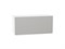 Шкаф верхний горизонтальный Фьюжн Белый, Silky Light Grey, 360, 800 В*Ш*Г 358*800*320, фасад МДФ  Silky Light Grey, корпус  Белый ms2510VVT_66552