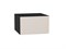 Шкаф верхний горизонтальный глубокий Фьюжн Graphite, Cream Silk, 600 В*Ш*Г 358*600*576, фасад МДФ  Cream Silk, корпус  Graphite ms2510VVT_71877