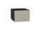 Шкаф верхний горизонтальный глубокий Фьюжн Graphite, Silky Grey, 500 В*Ш*Г 358*500*576, фасад МДФ  Silky Grey, корпус  Graphite ms2510VVT_51851