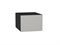 Шкаф верхний горизонтальный глубокий Фьюжн Graphite, Silky Light Grey, 500 В*Ш*Г 358*500*576, фасад МДФ  Silky Light Grey, корпус  Graphite ms2510VVT_66547