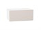 Шкаф верхний горизонтальный глубокий Фьюжн Белый, Cream Silk, 800 В*Ш*Г 358*800*576, фасад МДФ  Cream Silk, корпус  Белый ms2510VVT_71860