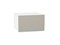 Шкаф верхний горизонтальный глубокий Фьюжн Белый, Silky Grey, 600 В*Ш*Г 358*600*576, фасад МДФ  Silky Grey, корпус  Белый ms2510VVT_51860