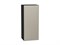 Шкаф верхний с 1-ой дверцей Фьюжн Graphite, Silky Grey, 920, 400 В*Ш*Г 920*400*320, фасад МДФ  Silky Grey, корпус  Graphite ms2510VVT_51995