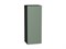 Шкаф верхний с 1-ой дверцей Фьюжн Graphite, Silky Mint, 920, 350 В*Ш*Г 920*350*320, фасад МДФ  Silky Mint, корпус  Graphite ms2510VVT_65107
