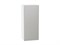 Шкаф верхний с 1-ой дверцей Фьюжн Белый, Silky Light Grey, 920, 400 В*Ш*Г 920*400*320, фасад МДФ  Silky Light Grey, корпус  Белый ms2510VVT_66582