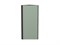 Шкаф верхний торцевой Фьюжн Graphite, Silky Mint, 920 В*Ш*Г 920*300*306, фасад МДФ  Silky Mint, корпус  Graphite ms2510VVT_52081