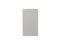 Шкаф верхний торцевой Фьюжн Белый, Silky Light Grey, 720 В*Ш*Г 716*300*306, фасад МДФ  Silky Light Grey, корпус  Белый ms2510VVT_66623