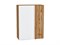 Шкаф верхний прямой угловой Фьюжн Дуб Вотан, Silky White, 920 В*Ш*Г 920*700*345, фасад МДФ  Silky White, корпус  Дуб Вотан ms2510VVT_60680