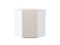 Шкаф верхний угловой Фьюжн Белый, Cream Silk, 720 В*Ш*Г 716*600*600, фасад МДФ  Cream Silk, корпус  Белый ms2510VVT_71909