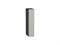 Шкаф верхний бутылочница Фьюжн Graphite, Silky Light Grey, 150 В*Ш*Г 716*150*320, фасад МДФ  Silky Light Grey, корпус  Graphite ms2510VVT_66538