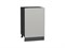 Шкаф нижний с 1-ой дверцей Фьюжн Graphite, Silky Light Grey, 500 В*Ш*Г 816*500*480, фасад МДФ  Silky Light Grey, корпус  Graphite ms2510VVT_66674