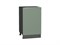 Шкаф нижний с 1-ой дверцей Фьюжн Graphite, Silky Mint, 500 В*Ш*Г 816*500*480, фасад МДФ  Silky Mint, корпус  Graphite ms2510VVT_52180