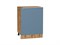 Шкаф нижний с 1-ой дверцей Фьюжн Дуб Вотан, Silky Blue, 600 В*Ш*Г 816*600*480, фасад МДФ  Silky Blue, корпус  Дуб Вотан ms2510VVT_60984