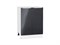 Шкаф нижний с 2-мя дверцами Фьюжн Белый, Anthracite, 600 В*Ш*Г 816*600*480, фасад МДФ  Anthracite, корпус  Белый ms2510VVT_36843