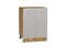 Шкаф нижний с 2-мя дверцами Фьюжн Дуб Вотан, Silky Light Grey, 600 В*Ш*Г 816*600*480, фасад МДФ  Silky Light Grey, корпус  Дуб Вотан ms2510VVT_66684