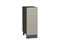 Шкаф нижний с 1-ой дверцей и ящиком Фьюжн Graphite, Silky Grey, 300 В*Ш*Г 816*300*480, фасад МДФ  Silky Grey, корпус  Graphite ms2510VVT_52128