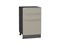 Шкаф нижний с 3-мя ящиками Фьюжн Graphite, Silky Grey, 500 В*Ш*Г 816*500*480, фасад МДФ  Silky Grey, корпус  Graphite ms2510VVT_52244