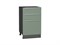 Шкаф нижний с 3-мя ящиками Фьюжн Graphite, Silky Mint, 500 В*Ш*Г 816*500*480, фасад МДФ  Silky Mint, корпус  Graphite ms2510VVT_52252