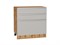 Шкаф нижний с 3-мя ящиками Фьюжн Дуб Вотан, Silky Light Grey, 800 В*Ш*Г 816*800*480, фасад МДФ  Silky Light Grey, корпус  Дуб Вотан ms2510VVT_66698