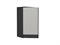 Шкаф нижний торцевой Фьюжн Graphite, Silky Light Grey В*Ш*Г 816*296*554, фасад МДФ  Silky Light Grey, корпус  Graphite ms2510VVT_66706