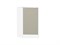 Шкаф нижний торцевой Фьюжн Белый, Silky Grey В*Ш*Г 816*296*554, фасад МДФ  Silky Grey, корпус  Белый ms2510VVT_52265