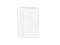 Шкаф нижний торцевой Фьюжн Белый, Silky White В*Ш*Г 816*296*554, фасад МДФ  Silky White, корпус  Белый ms2510VVT_52263