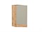 Шкаф нижний торцевой Фьюжн Дуб Вотан, Silky Grey В*Ш*Г 816*296*554, фасад МДФ  Silky Grey, корпус  Дуб Вотан ms2510VVT_61058