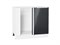 Шкаф нижний угловой Фьюжн Белый, Anthracite В*Ш*Г 816*890*480, фасад МДФ  Anthracite, корпус  Белый ms2510VVT_39781