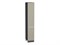 Шкаф пенал с 2-мя дверцами Фьюжн Graphite, Silky Grey, 2340, 400 В*Ш*Г 2336*400*576, фасад МДФ  Silky Grey, корпус  Graphite ms2510VVT_52337