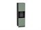 Шкаф пенал с 2-мя дверцами под технику Фьюжн Graphite, Silky Mint, 2140 В*Ш*Г 2132*600*576, фасад МДФ  Silky Mint, корпус  Graphite ms2510VVT_52308