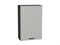Шкаф верхний с 1-ой дверцей Фрейм Graphite, Grey Silk, 920, 600 В*Ш*Г 920*600*324, фасад МДФ  Grey Silk, корпус  Graphite ms2510VVT_68950