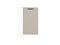 Шкаф нижний торцевой Фрейм Белый, Cream Silk В*Ш*Г 816*296*558, фасад МДФ  Cream Silk, корпус  Белый ms2510VVT_69911