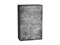 Шкаф верхний с 1-ой дверцей Флэт Graphite, Temple Stone 2S, 920, 600 В*Ш*Г 920*600*318, фасад ЛДСП  Temple Stone 2S, корпус  Graphite ms2510VVT_52635