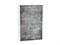 Шкаф верхний с 1-ой дверцей Флэт Белый, Temple Stone 2S, 920, 600 В*Ш*Г 920*600*318, фасад ЛДСП  Temple Stone 2S, корпус  Белый ms2510VVT_52625