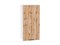 Шкаф верхний с 1-ой дверцей Флэт Белый, Wotan Oak 2S, 920, 450 В*Ш*Г 920*450*318, фасад ЛДСП  Wotan Oak 2S, корпус  Белый ms2510VVT_52603