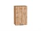 Шкаф верхний с 1-ой дверцей Флэт Дуб Вотан, Wotan Oak 2S, 720, 450 В*Ш*Г 716*450*318, фасад ЛДСП  Wotan Oak 2S, корпус  Дуб Вотан ms2510VVT_62441