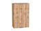 Шкаф верхний с 1-ой дверцей Флэт Дуб Вотан, Wotan Oak 2S, 920, 600 В*Ш*Г 920*600*318, фасад ЛДСП  Wotan Oak 2S, корпус  Дуб Вотан ms2510VVT_62448