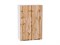 Шкаф верхний с 2-мя дверцами Флэт Белый, Wotan Oak 2S, 920, 600 В*Ш*Г 920*600*318, фасад ЛДСП  Wotan Oak 2S, корпус  Белый ms2510VVT_52638