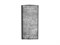 Шкаф верхний торцевой Флэт Graphite, Temple Stone 2S, 920 В*Ш*Г 920*300*306, фасад ЛДСП  Temple Stone 2S, корпус  Graphite ms2510VVT_52659
